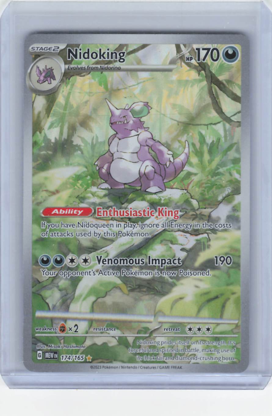 Pokmon Nidoking 034/165 Holo Rare Card Near Mint Condition, XY Series, Full Art Style Pokmon Nidoking 034/165 Holo Rare Card Near Mint Condition, XY Series, Full Art Style