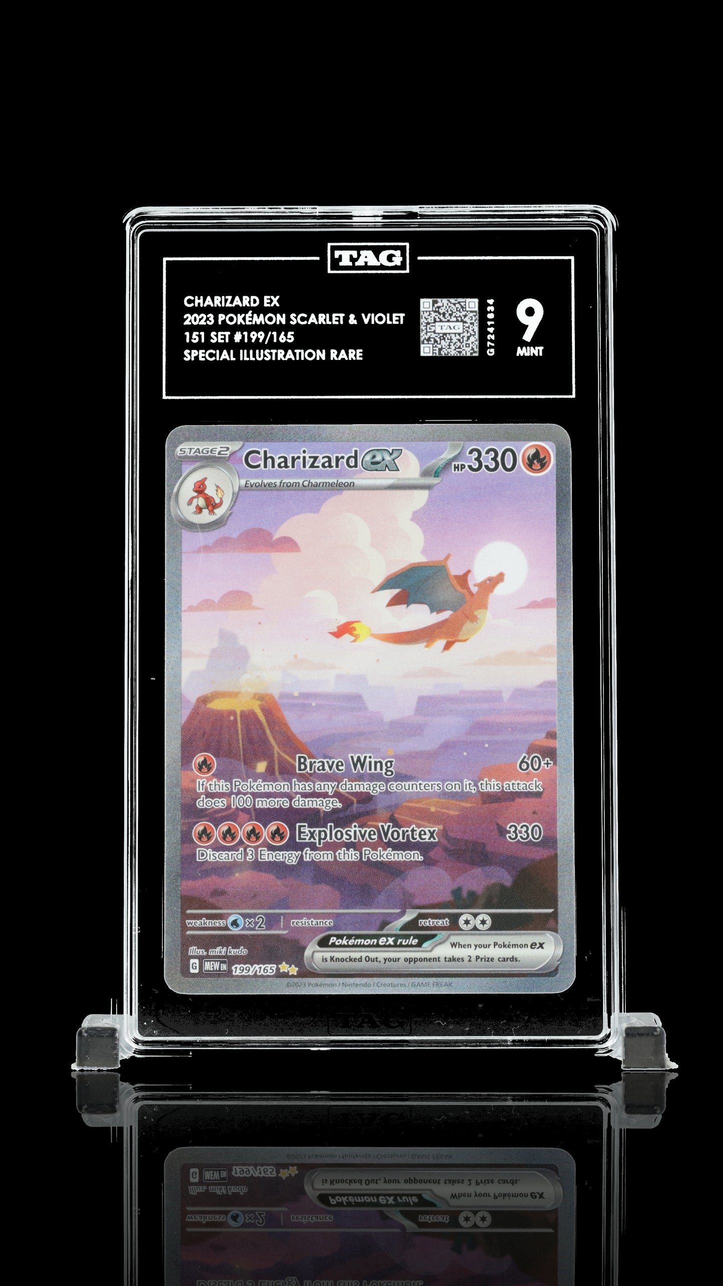 Charizard ex 9 MINT Pokémon Pokémon Scarlet & Violet 151