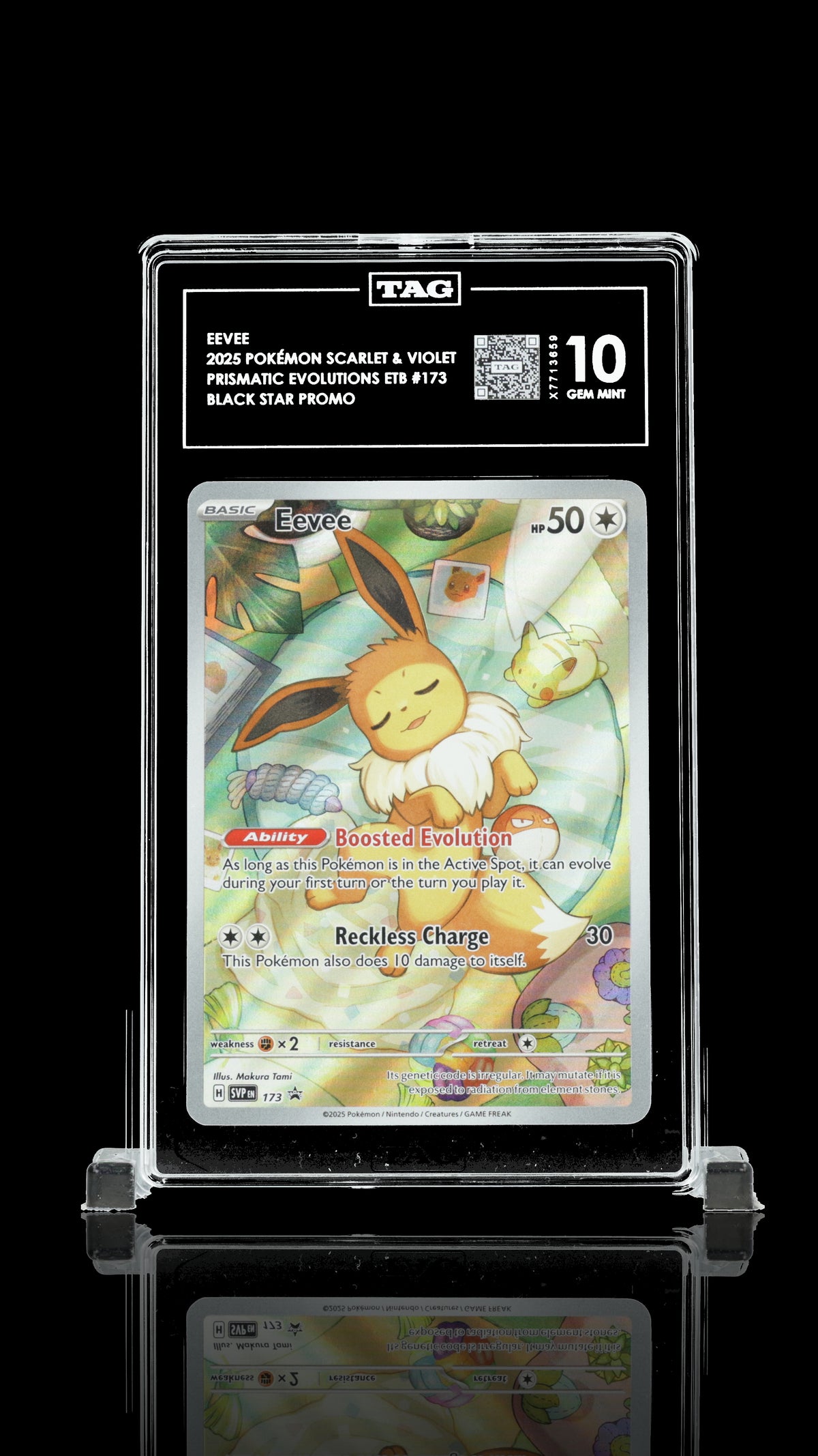 Eevee 10 GEM MINT ETB Promo – Qd